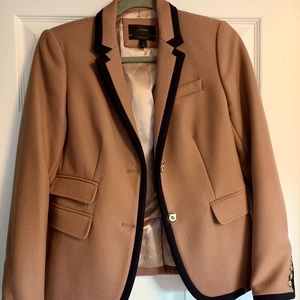 Pink Schoolboy Blazer with Navy Trim (J. Crew)